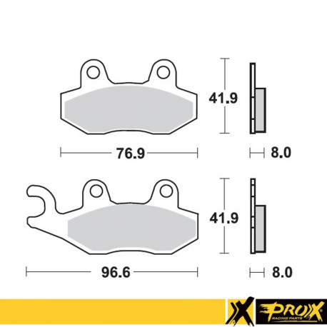 ProX, brzdové desky KH135 / KH214 Yamaha YZ 125/250 '90-97, přední