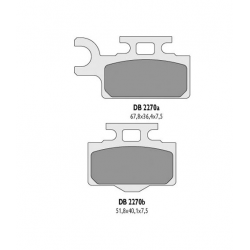 Delta Braking, brzdové desky KH302 KX65, zadní - nahrazuje DB2270MX-N a DB2270QD-N