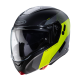 Caberg, výklopná přilba, Horus Scout, černá/žlutá fluo/šedá/stříbrná matná, velikost S