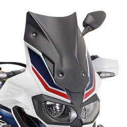 Kappa, plexištít, Honda CRF 1000L Africa Twin (16-19), CRF 1000L Africa Twin Adventure Sports (18-19) 40 x 31 cm, černá matná