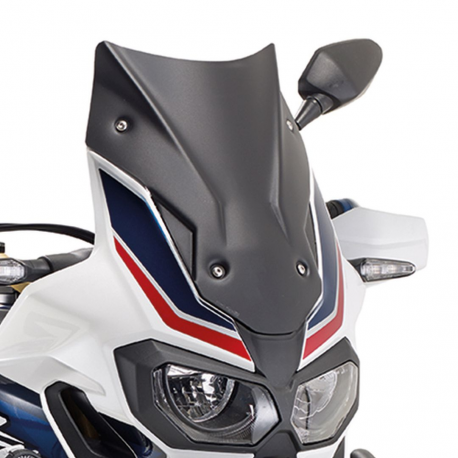 Kappa, plexištít, Honda CRF 1000L Africa Twin (16-19), CRF 1000L Africa Twin Adventure Sports (18-19) 40 x 31 cm, černá matná
