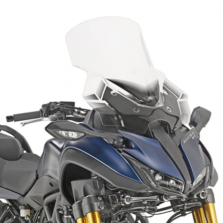 Kappa, plexištít, Yamaha Niken 900 (19-20), Niken GT 900 (19-20) 58 X 59 cm, čirý - DO NIKEN 900 nutno zkombinovat s držáky D214
