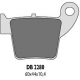 Delta Braking, brzdové desky KH346 Honda CR/CRF 02-16, zadní - nahrazuje DB2280MX-N a DB2280QD-N