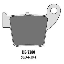 Delta Braking, brzdové desky KH346 Honda CR/CRF 02-16, zadní - nahrazuje DB2280MX-N a DB2280QD-N