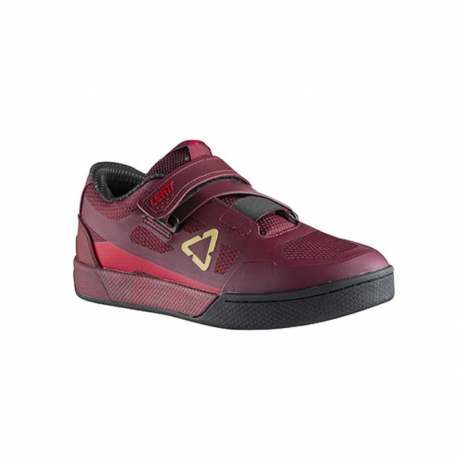 Leatt, cyklo boty, dámské 5.0 Clip Shoe COOPER, bordó, velikost 38.5 / 24 cm
