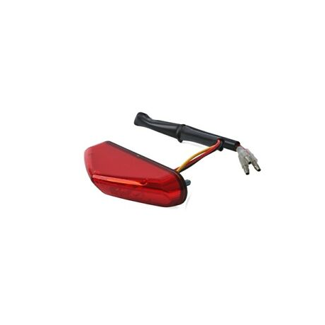 Polisport, zadní světlo RSP 3.0 LED LIGHT 1,1/0,2 (zadní+brzdové) s homologací, červená barva