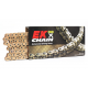 EK, řetěz EK520MVXZ2 120 QX-RING zlatá barva (do 1000ccm) (40,0KN) (Made in Japan) (nýtovací spojka)