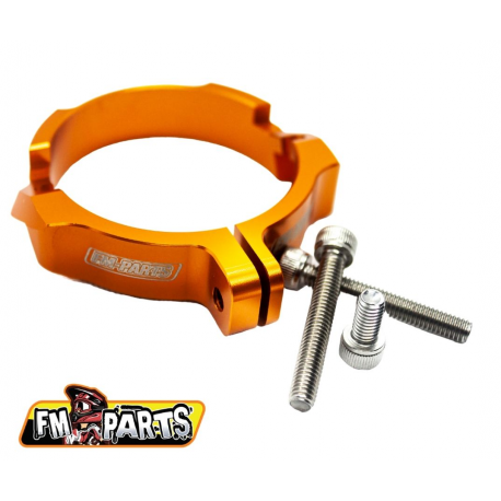 FM-Parts, zesílené uložení výfukového kolena KTM/Husqvarna '17-'21, oranžová barva