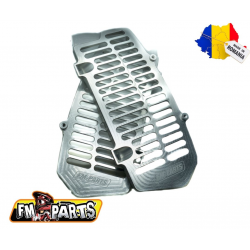 FM-PARTS, duralové kryty chladiče, mřížky, KTM/Husqvarna '20-'21, stříbrná barva