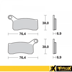 ProX, brzdové desky KH462 KTM 450/505/525 SX/XC ATV '08-12, přední