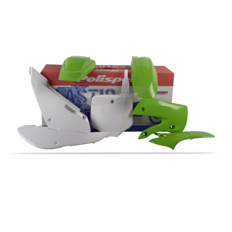 Polisport, sada plastů, Kawasaki KX65 '01-'20 barva OEM '16-'20