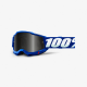 100%, MX brýle Accuri 2 SAND Goggle BLUE - kouřové sklo, barva modrá/bílá