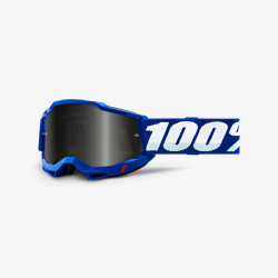 100%, MX brýle Accuri 2 SAND Goggle BLUE - kouřové sklo, barva modrá/bílá