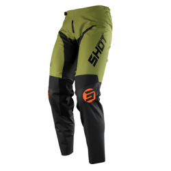Shot Racign, kalhoty cross/enduro, Devo Storm Khaki, zelené, velikost 30