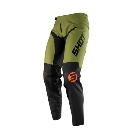 Shot Racign, kalhoty cross/enduro, Devo Storm Khaki, zelené, velikost 30