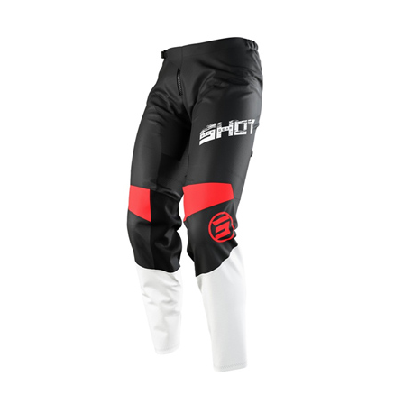 Shot Racign, kalhoty cross/enduro, Devo Slam, červené, velikost 28
