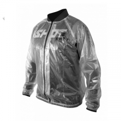 Shot Racing, bunda do deště Windbreaker Transparent, barva čirá, velikost S