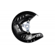 UFO, kryt předního brzdového kotouče, Honda CRF 250 R '13-'21, CRF 450 R '13-'20, černá barva