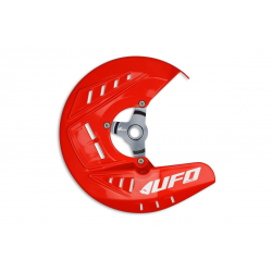 UFO, kryt předního brzdového kotouče, Honda CRF 250 R '13-'21, CRF 450 R '13-'20, červená barva