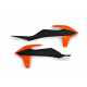 UFO, kryty chladičů, KTM SX/SXF '19-22, EXC/EXC-F 20-23, barva OEM 21 (černá/oranžová)