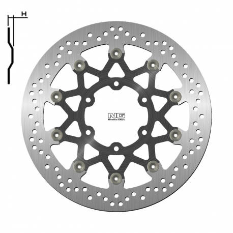 NG, přední brzdový kotouč, KTM 390 ADVENTURE ABS '20, DUKE / ABS '17-20, RC / ABS 17-20, 125 DUKE / ABS '17-20 (320X90X5,0mm)