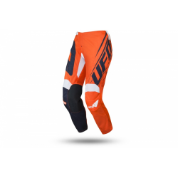 UFO, dětské kalhoty cross Vanadium, oranžové fluo, velikost S / EU40