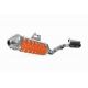 Polisport, kryt výfukové koncovky, Armadillo Extrem Silencer Guard, univerzální, , oranžová barva