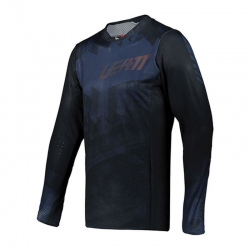 Leatt, cyklo dres MTB 4.0 ULTRAWELD Jersey Black, černá/granátová, velikost XS