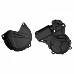 Polisport, sada kryt víka spojky a víka alternátoru, KTM EXC/XCW 250/300, Husqvarna TE 250/350 `13-1