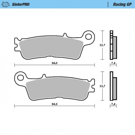 Moto-Master, brzdové desky Sinter Metal Racing: 12 (SinterPRO SERIES Racing GP) Yamaha YZF 250 '21-, WRF 450 '21-, YZF 450 20-