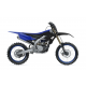 UFO, sada plastů, Yamaha YZF 250 '19-21, YZF 450 '18-21 barva černá/modrá (v sadě kryty přední vidlice a polepy)