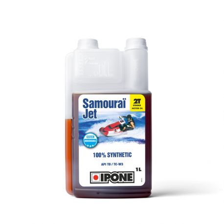 Ipone, SAMOURAI JET 2T motorový olej 100% Syntetic 1L (Ester) (vodní skutry) (15)