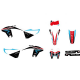 Blackbird, sada polepů, FANTIC XX XE '21 Dream 4, barva černá/bílá/červená/modrá