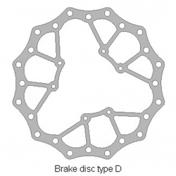 Delta Braking, přední brzdový kotouč, Honda CRF 250 '15-21, CRF 450 '15-21, WAVE ULTRA LIGHT (260X101,2X4mm) (6X6,5mm) (NG1486)