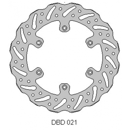 Delta Braking, přední brzdový kotouč, Suzuki RM 125 '88-10, RM 250 '88-10, DRZ 250 '01-07, Yamaha YZ 125 '01-16, YZ/YZF/WR 250 '
