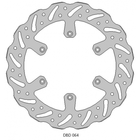 Delta Braking, přední brzdový kotouč, Yamaha YZ 125 '17-21, WRF/YZ/YZF 250 '15-21, WRF/YZF 450 '16-21 WAVE (270X118X3,1mm)