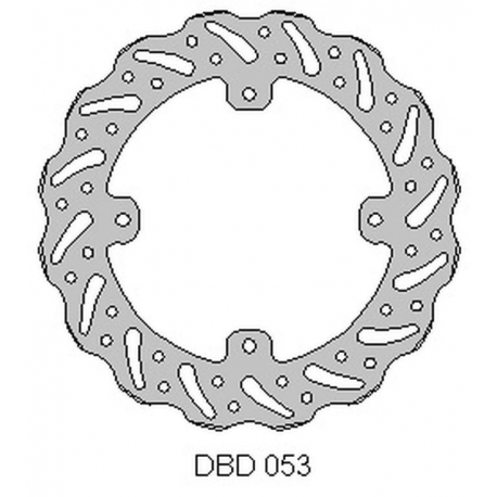 Delta Braking, zadní brzdový kotouč, Husqvarna TC 85 '14-20, KTM SX 85 '11-20, 250/350 FREERIDE '12-19, WAVE (210X110X3mm)