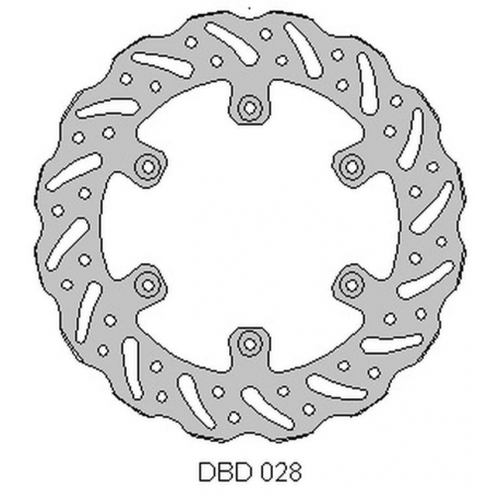 Delta Braking, zadní brzdový kotouč, Yamaha YZ 125 '02-21, WRF 250 '02-21, WR 250 '02-07, YZ/YZF 250 '02-21, WRF/YZF '02-21, WAV
