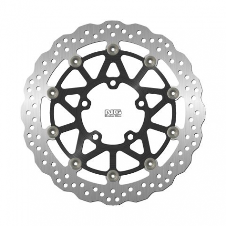 NG, přední brzdový kotouč, Kawasaki Z1000/ZZR1400 '17-20 (310X80X5,5mm) (5X10,5mm) WAVE plovoucí (duralový unašeč)