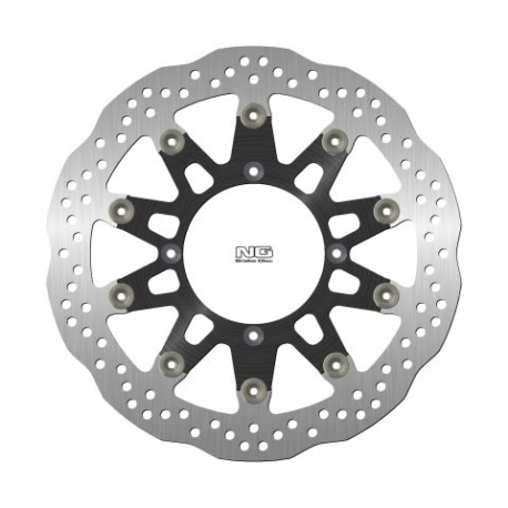 NG, přední brzdový kotouč, Kawasaki SUPERMOTARD 125/250 '06, SUPERMOTARD 450 '06-10 (320X109X5mm) (4X9,5mm) WAVE plovoucí