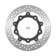 NG, zadní brzdový kotouč, KTM DUKE 690 '08-19, DUKE 790 '18-20 (240X107,5X5mm) (5X8,5mm) plovoucí