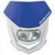 Polisport, přední maska se světlem, model HALO LED (LED žárovka), modrá barva Yamaha