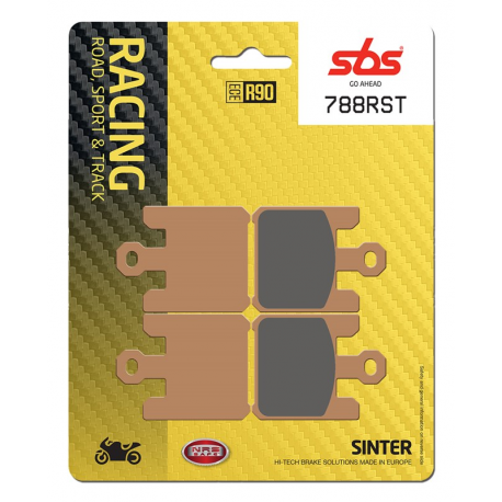 SBS, brzdové desky KH369, Track&Sport Sinter, zlatá barva (brzdová směs RS)