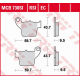 TRW Lucas, brzdové desky KH346 Organic, Honda CR 125 / 250 02-07, CRF 450 02-17, zadní