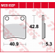 TRW Lucas, brzdové desky KH196 Organic, BMW C 650 11-, C-EVOLUTIONE 14-, Honda FJS 400 09-16, FJS 600 03-16,