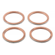 Winderosa (Vertex), těsnění výfukového potrubí, Yamaha FZ10 17, MT10 18-21, YZF-R1 15-21, YZF-R1M 15-21, (KPL-4ks)