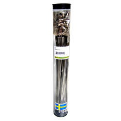 CC špice + nyple (komplet) Honda 17" ZADNÍ XL 600 V TRANSALP (87-90) 9G/275-36 (50-587)