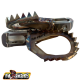 FM-Parts, seřiditelné stupačky Stainless Footpegs, Beta `20-22, ocel barva