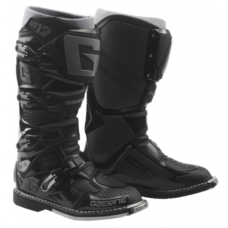 Gaerne SG-12, Cross boty, Black, černá barva, velikost 46