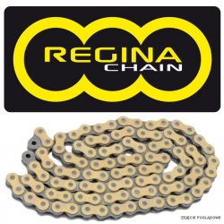 Regina, řetěz 530ZRT (112 článků) Z-RING TOURING-STREET do 1000ccm zlatý (nýtovací spojka) (136ZRT/008)